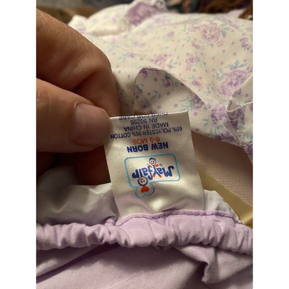 Lot 2 MN Thomas 1984 Original Doll Baby Hair Brown Eyes Dimples-CBK Unicorn Baby - Picture 4 of 16